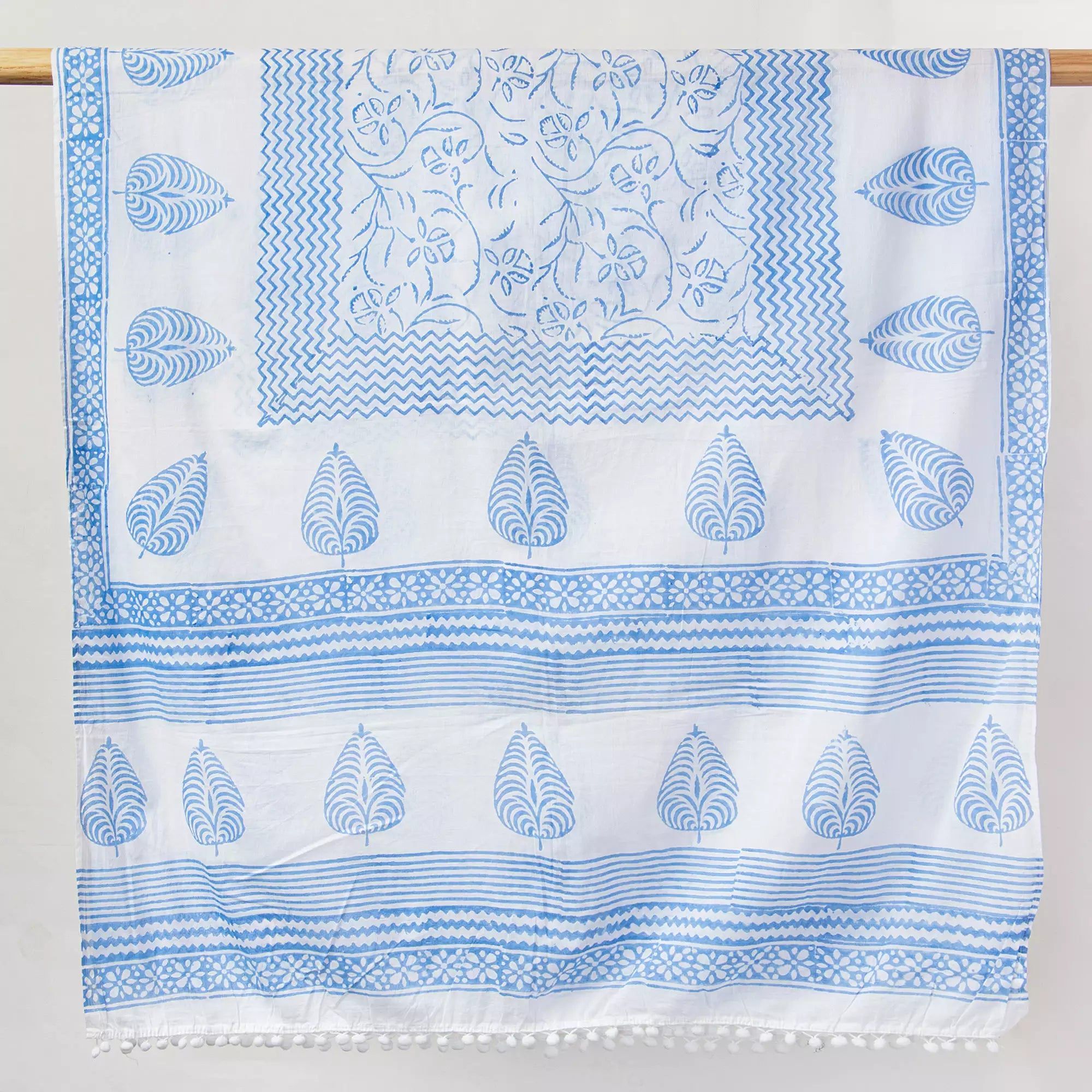Cotton Dupatta for Women Hand Block Printed